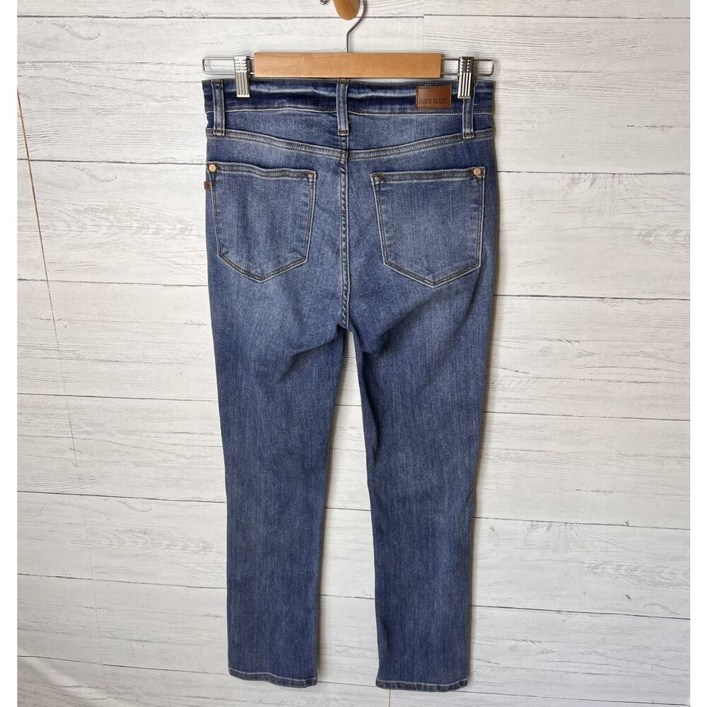 Judy Blue Jeans Womens Size 7/28 Medium Wash Skinny Fit Capri Stretch Comfort - Picture 11 of 16